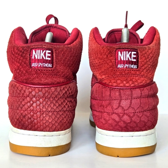 NDS Men's Nike Air Python Premium  Team Red White Gum Size 9.5 - Picture 3 of 8
